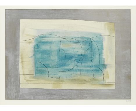 Ben Nicholson O.M. (British, 1894-1982)Still Life Lithograph printed in colours, 1962, on wove, signed in blue ink verso, num