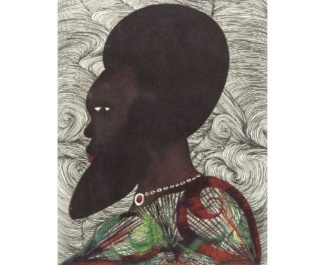 Chris Ofili (British, born 1968)Regal Offset lithograph and screenprint in colours, 2000, on wove, signed, titled and numbere