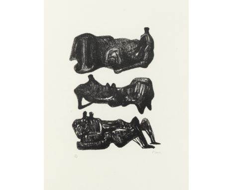 Henry Moore O.M., C.H. (British, 1898-1986)Three Reclining Figures (Cramer 301) Lithograph printed in black, 1973, on wove, s