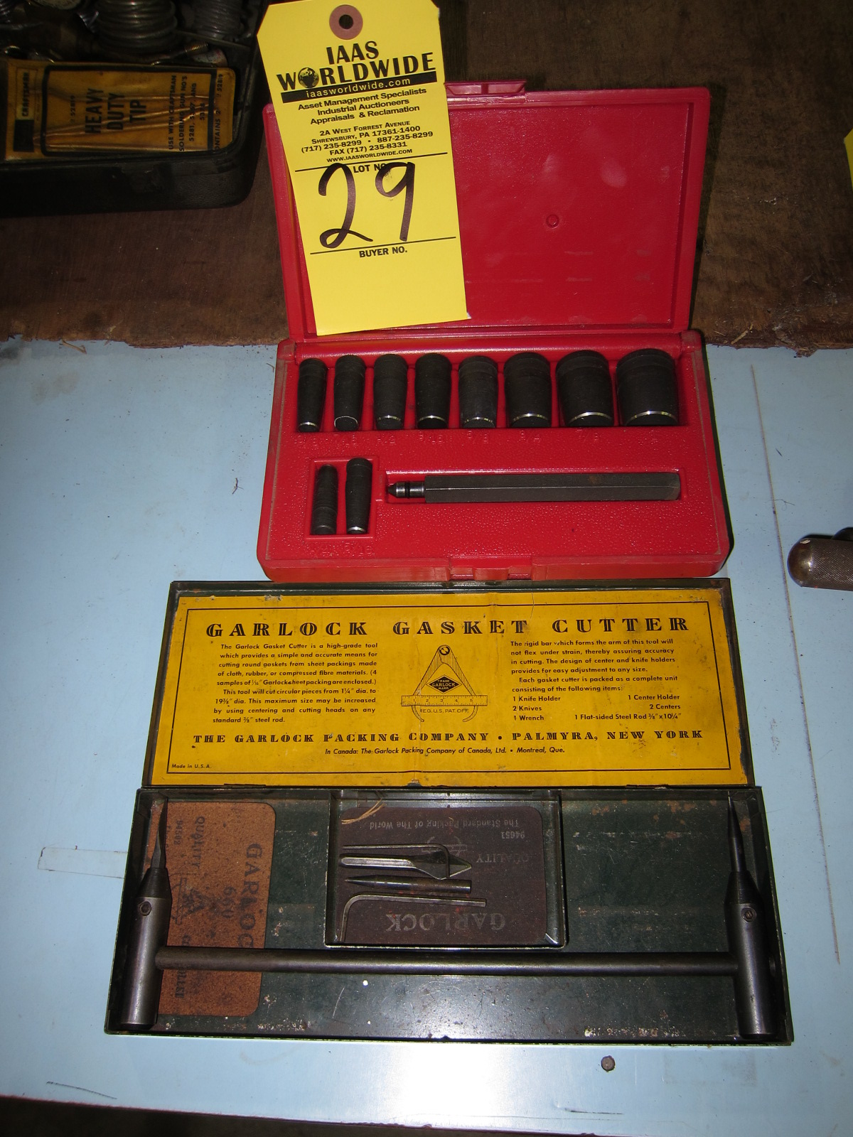 GARLOCK GASKET CUTTER & GENERAL GASKET PUNCH