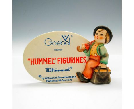 Merry Wanderer displaying that Hummel Figurines sold here. Impressed year 1976. Hummel and Goebel backstamp. Issued: 1972 - 1