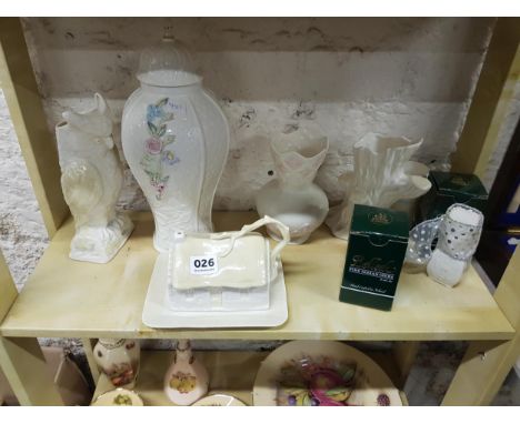 SHELF LOT OF BELLEEK 