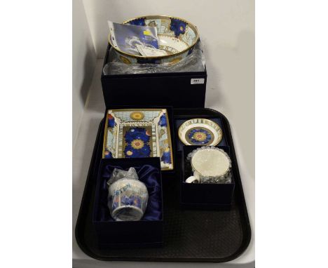 A selection of Royal Worcester 'Millennium Collection' porcelain, including: a limited edition Flight bowl, No. 279/1000.
