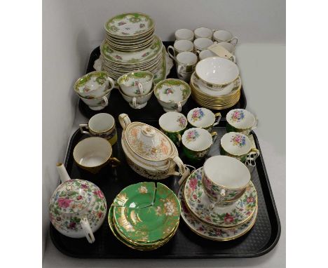 A selection of antique and modern teaware, including: a Victorian sucrier; a Lawley part tea service; a Spode 'Persia' patter