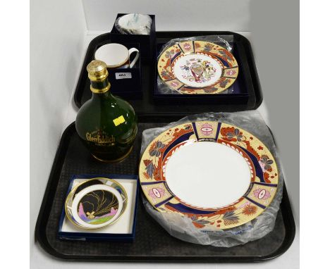 A collection of Royal Worcester porcelain, including: a Lord Nelson Anniversary Collection plate and side plate.