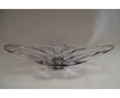 LARGE CLEAR ART GLASS BOWL