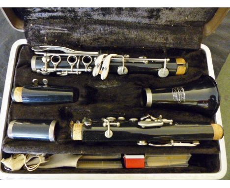 Cased Buescher Aristocrat clarinet