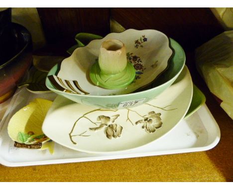 Tray of mixed ceramics including Carltonware
