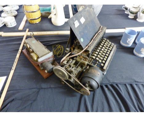 Vintage tickertape machine. Croydon Engineering Company