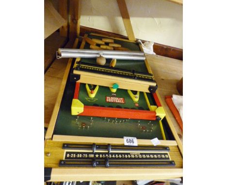 Three retro childrens games including a bagatelle