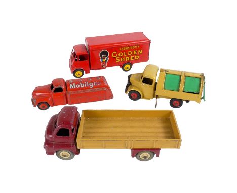 Dinky Toys - a No. 919 Dinky Supertoys Guy Van 'Golden Shred', in bright red livery, with yellow wheels and black tyres, comp