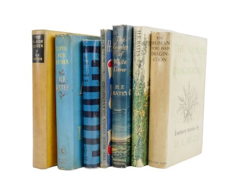 BATES H.E. The Black Boxer - Pharos Editions 1932, limited edition 44/100 signed, yellow cloth boards, together with The Brid