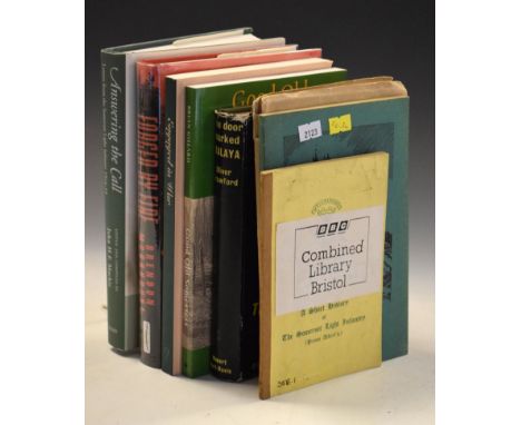 Books - Group of eight books relating to War comprising of 7th Somerset bn.Homeguard, Answering The Call, Letters from the So