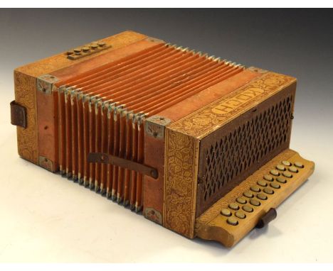 Vintage accordion or squeeze box by Koch  