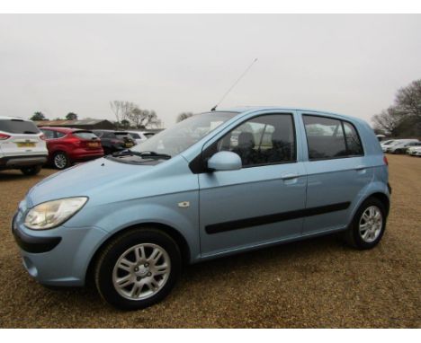Make &amp; Model: Hyundai Getz CDXDate of Reg: NJ58 UADColour: Bluecc: 1399MoT: 05-09-2022Fuel Type: PETROLMileage: 60kTransm