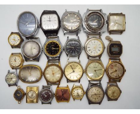 A good collection of vintage watch heads