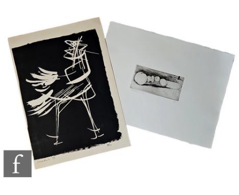 Bernard Meadows&nbsp;(1915–2005) - 'Frightening Bird', lithograph, signed in pencil and dated '55, numbered 4/10, unframed, 3