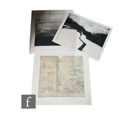Norman Stevens (1937-1988), 'Stonehenge', etching, signed and dated '78 in pencil, printer's proof,&nbsp;studio blind stamp, 