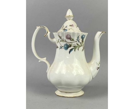 ROYAL ALBERT 'BRIGADOON' PATTERN PART TEA SERVICE