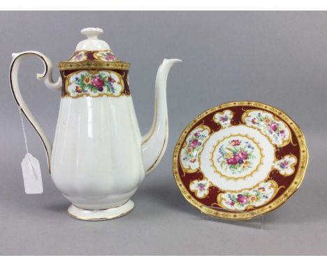 A ROYAL ALBERT 'LADY HAMILTON' PATTERN PART TEA SERVICE