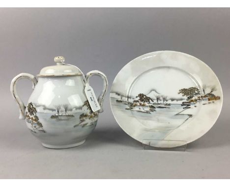 EARLY 20TH CENTURY JAPANESE EGGSHELL TEA SERVICE