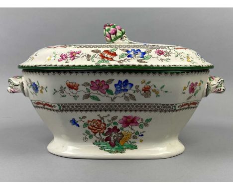COPELAND SPODE TUREEN,along with other ceramics including other dishes