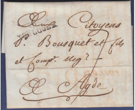 France  1793 Toulouse/Agde  M/S 7.