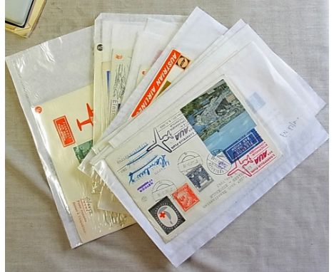 Austria 7x First Flight covers to various destinations from 1971-78 XXXX
