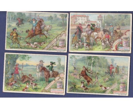 Liebig Deer Hunting 2 1898 set 6 S0546 vg