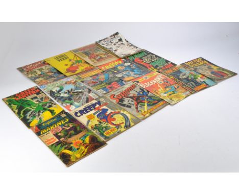 Group of Vintage Comics Comprising Amazing Tales No. 159, The Eternals No. 2334, Green Lantern No. 66, The Flash No. 184, Cre