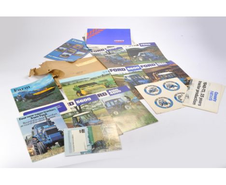 Tractor and Farm Literature comprising various Ford Tractor Brochures (excellent condition) and some others plus interesting 