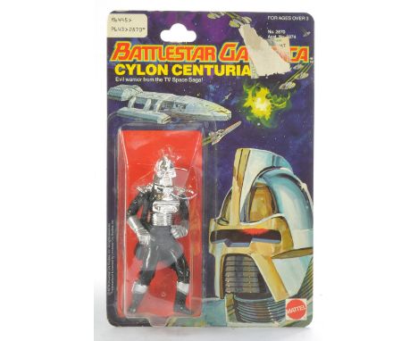 Mattel Vintage Battlestar Galactica Figure comprising Cylon Centurian. Factory sealed. Bubble fair to good with some notable 