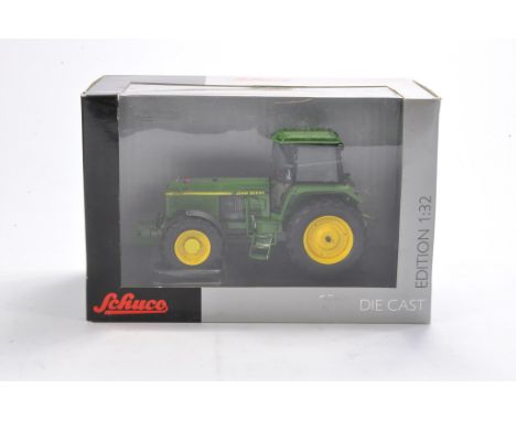 Farm model interest comprising Schuco 1/32 John Deere 4955 Tractor. Looks to be excellent and without obvious sign of fault i