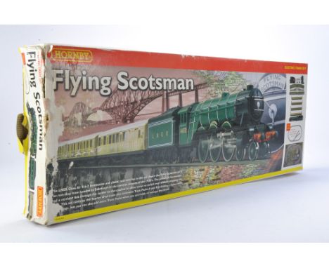 Model Railway Comprising Hornby No. R1039 The Flying Scotsman Electric Train Set. Looks To Be Excellent And Unused Slight Dam