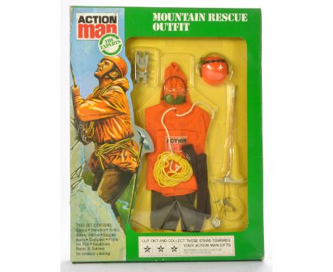 Palitoy Action Man comprising 'The Experts' Mountain Rescue Outfit. Looks Complete with original packaging. Packaging looks t