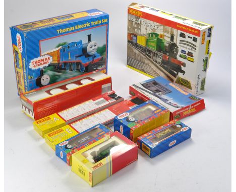 A collection of Model Railway including Thomas the Tank Engine Set plus assorted rolling stock and one additional locomotive,