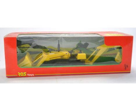 ROS 1/25 Farm Issue comprising Olympus Crawler Backhoe and Shovel Tractor. Excellent and secure in very good box. 