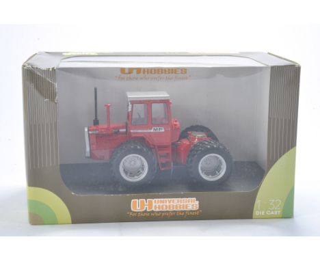 Farm model interest comprising Universal Hobbies 1/32 Massey Ferguson 1250 double wheel Tractor. Looks to be excellent and wi
