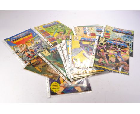 Masters of the Universe Comics x 21 including issue #1. Some with light graffiti. 
