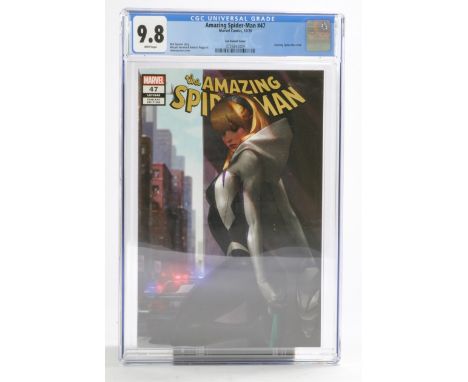 Graded Comic Book interest comprising Amazing Spider - Man #47. Marvel Comics, 10/20. Lee variant cover. CGC Universal Grade 