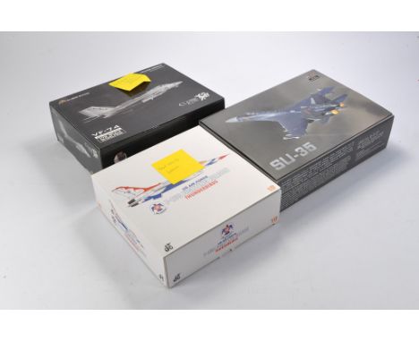 Diecast model aircraft comprising the following issues. 1) AF1 1/72 SU  - 35 multirole fighter jet model. Looks to be complet