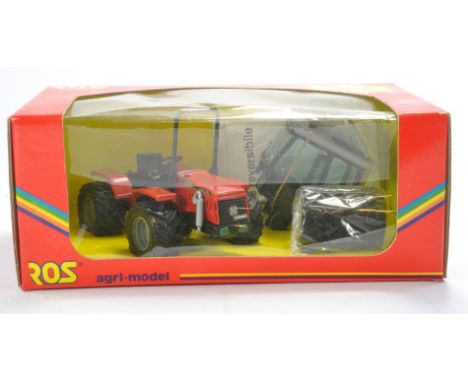 ROS 1/25 Farm Issue comprising Antonio Carraro Tractor. Excellent and secure in very good box. 
