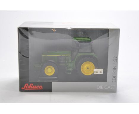 Farm model interest comprising Schuco 1/32 John Deere 4955 Tractor. Looks to be excellent and without obvious sign of fault i