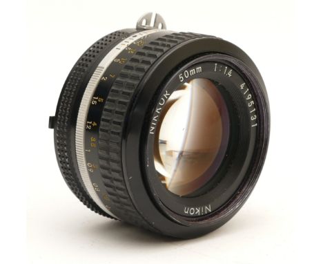 A Nikon Nikkor f/1.4 50mm lens. 