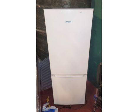 A Fridgemaster tall fridge/freezer, model MC50165, H143, W50, D56cm.