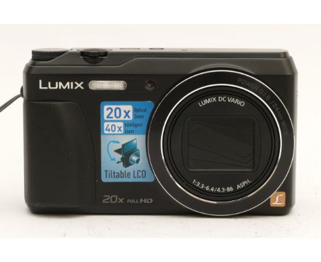 A Panasonic Lumix DMC-TZ55 digital camera. 