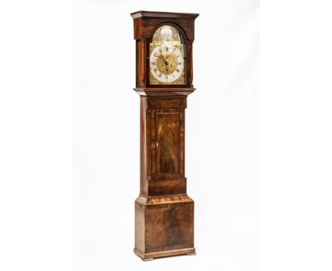 A LATE 18th/ EARLY 19th CENTURY SCOTTISH MAHOGANY LONGCASE CLOCK BY JOHN SMITH, PITTENWEEM (d.1814), the eight-day movement s