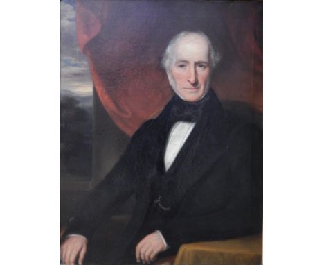 Follower of Sir Thomas Lawrence (1769-1830) Portrait of a Gentleman in a black cravat Oil on canvas, together with another by