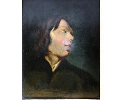 After David Martin (1736-1798) Self Portrait  Oil on canvas, 24.5cm by 19.5cm