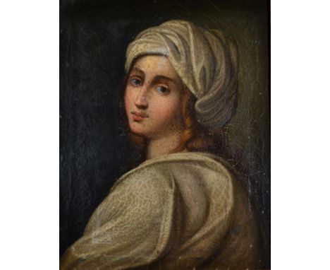 After Guido Reni (1575-1642) Portrait of Beatrice Cenci Oil on canvas, 45cm by 36cm